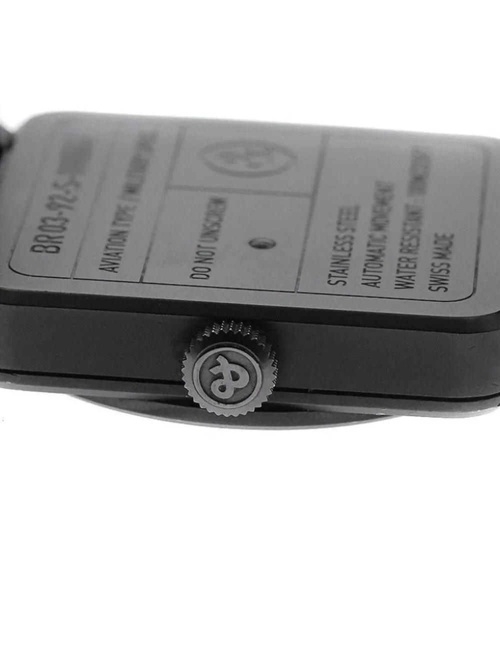 Bell＆Ross Aviation Military BR03-92-S Date Black Dial Automatic Men's _958029